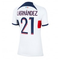 Paris Saint-Germain Lucas Hernandez #21 Udebanetrøje Dame 2023-24 Kortærmet